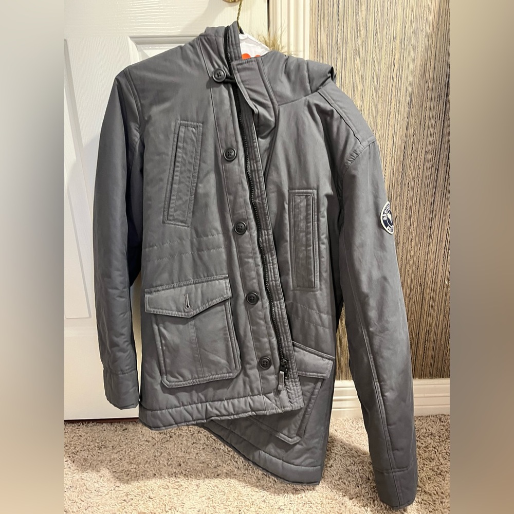 Youth 15/16 Abercrombie Kids Parka with faux fur.
